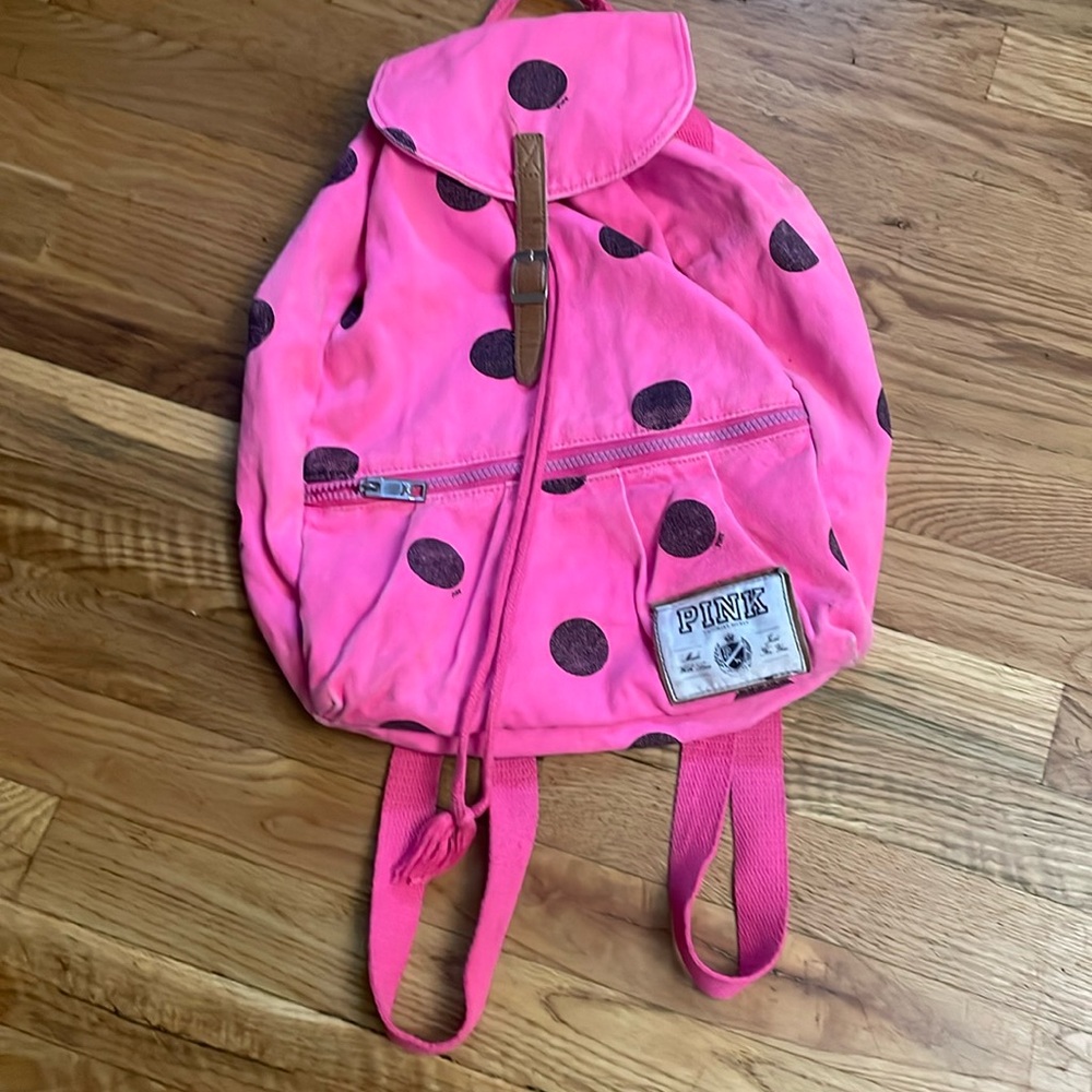 Pink backpack
